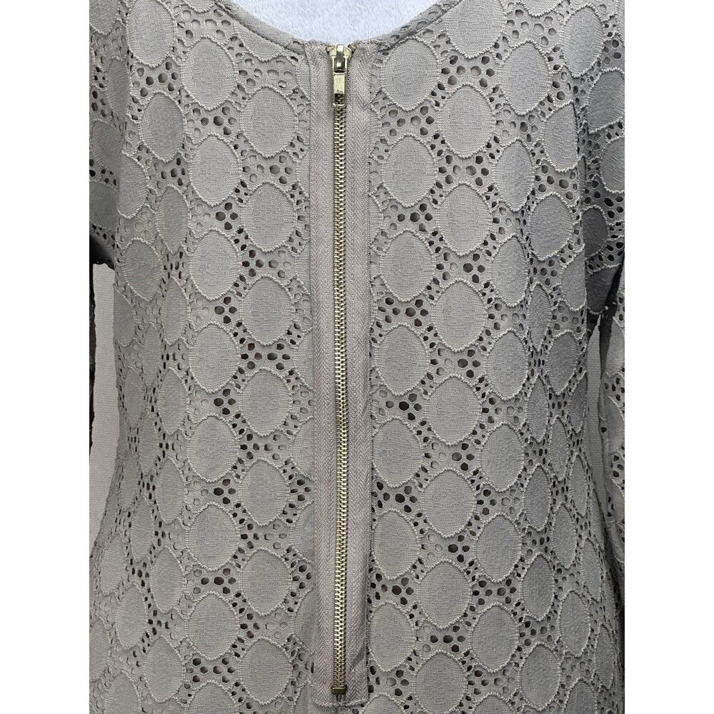 Ronni Nicole Women's Tan Lace Overlay Dress Size 12 Classic Dressy - Picture 7 of 16